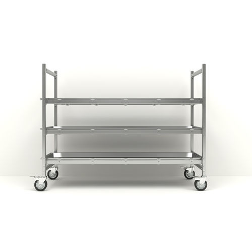 Scaffalatura modulare - MRKW3 - Hiplaas - per stoccaggio di cadaveri / mobile / in acciaio inossidabile