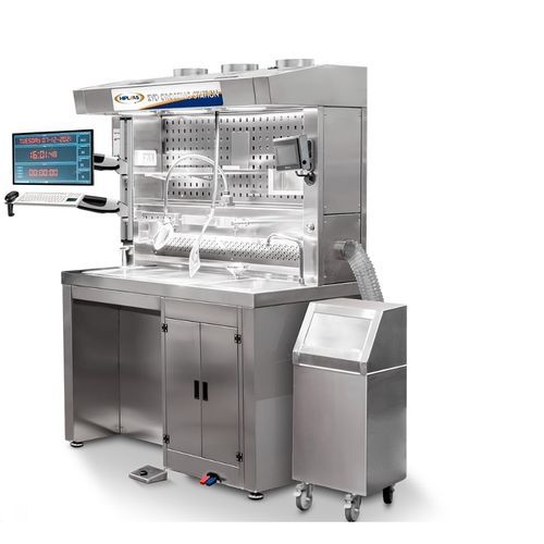 Workstation da laboratorio per macroscopia - EVO150FD - Hiplaas - automatica / con rotelle