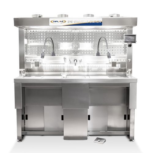 Workstation da laboratorio per istopatologia - EVO200ED - Hiplaas - per preparazione di campioni / da terra / con lavandino