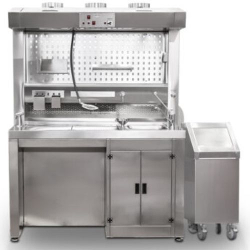 Workstation da laboratorio per istopatologia - EVO150FB - Hiplaas - per preparazione di campioni / da terra / con lavandino