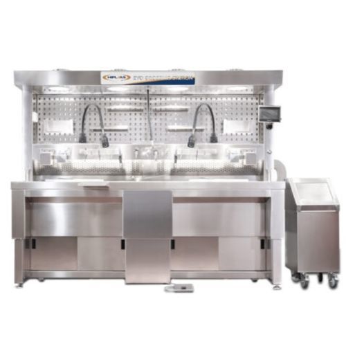 Workstation da laboratorio per istopatologia - EVO240ED - Hiplaas - per preparazione di campioni / da terra / con lavandino