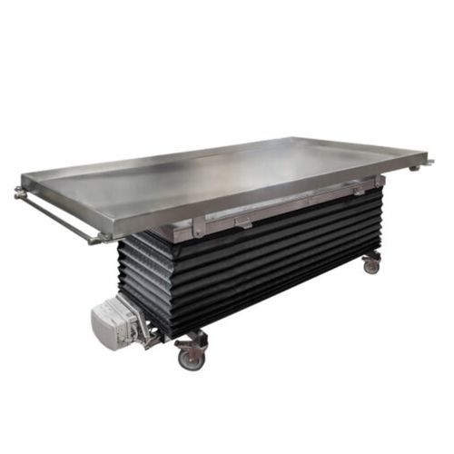 Tavolo di presentazione salme - BODYCART300 - Hiplaas - rettangolare / ad altezza regolabile / basculante