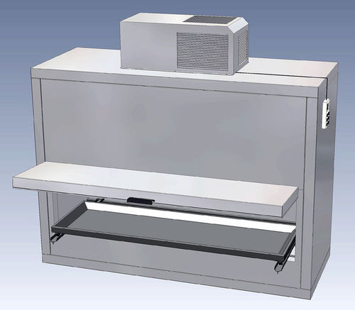 Cella mortuaria frigorifera per barelle mortuarie - LKZ W-SL 1 - Thalheimer Kuehlung - 1 salma / con carico trasversale / 1 porta