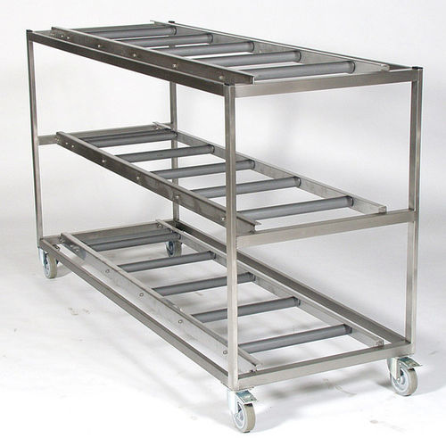 Scaffalatura 4 ripiani - T-MSD-04 - Thalheimer Kuehlung - per stoccaggio di cadaveri / mobile / in acciaio inossidabile