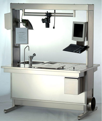 Workstation da laboratorio per macroscopia - GSU-1500 I-H - Thalheimer Kuehlung - per preparazione di campioni / da terra / con ventilazione discendente