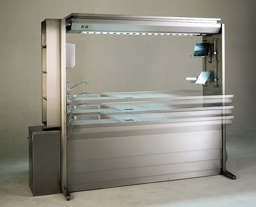 Workstation da laboratorio per macroscopia - GSU-2000-I-H - Thalheimer Kuehlung - per preparazione di campioni / da terra / con ventilazione discendente