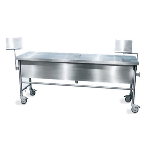Tavolo di autopsia - AR647 Series - Spire Integrated Solutions - di dissezione / rettangolare / mobile