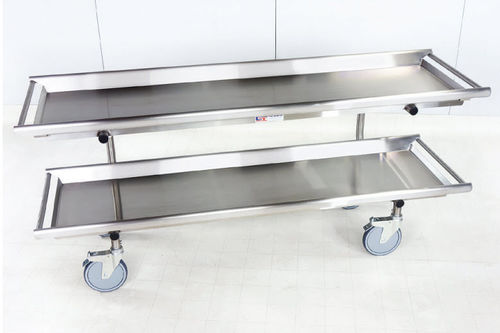 Scaffalatura 2 ripiani - MC Series - Spire Integrated Solutions - per stoccaggio di cadaveri / con struttura aperta / mobile
