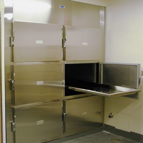 Cella mortuaria frigorifera per barelle mortuarie - Remote Series - Spire Integrated Solutions - 2 salme / a carico frontale