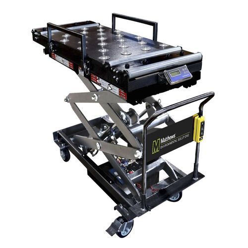 Carrello funerario per studio veterinario - VersaLift 2  - Matthews Environmental Solutions - di trasferimento / di carico / di scarico
