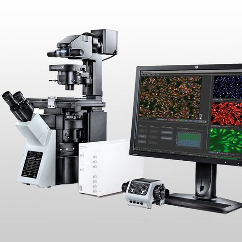 Sistema di imaging cellulare automatizzato - ScanR - Evident - Olympus Scientific Solutions - da laboratorio / ad alto contenuto