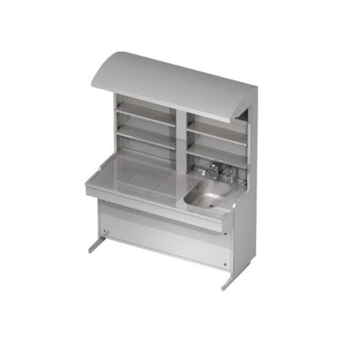 Workstation da laboratorio per macroscopia - VGS - AFOS - da terra / modulare / con lavandino