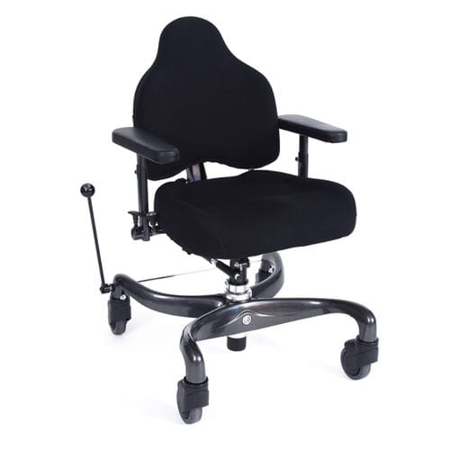 Sedia da ufficio per persone a mobilità ridotta - Euroflex SitRite - Eurovema Mobility - con braccioli / con rotelle / pneumatica