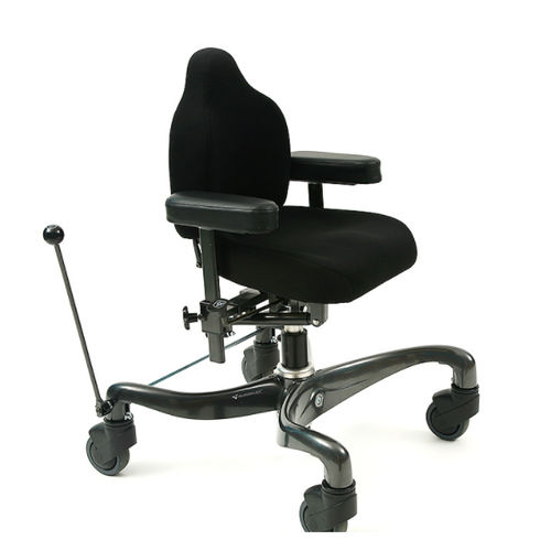 Sedia da ufficio pediatrica - Euroflex Junior SitRite - Eurovema Mobility - con braccioli / con rotelle / ad altezza regolabile