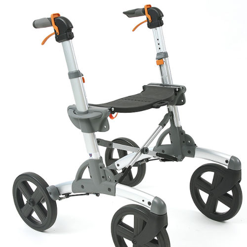 Deambulatore rollator a 4 ruote - Patrol XL - Eurovema Mobility - telaio in alluminio / con sedile / pieghevole