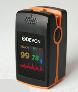 Pulsossimetro da dito - PC-60E  - Devon Medical Products - compatto / pediatrico / con sensore separato
