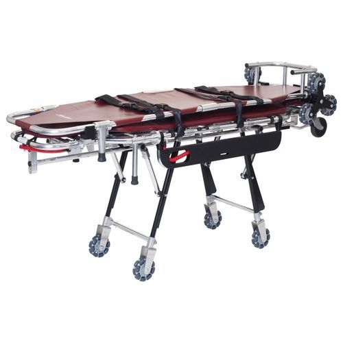 Barella con carrello da trasporto - Contour Flex + - Auden Funeral Supplies - mortuaria / manuale / ad altezza regolabile