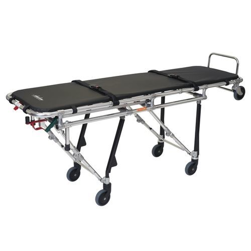 Barella mortuaria con carrello - LOADER - Auden Funeral Supplies - manuale / ad altezza regolabile / autocaricante