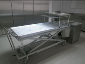 Carrello mortuario di trasferimento - MA-1260 - MEDIS Medical Technology - manuale / in acciaio inossidabile / ad altezza regolabile