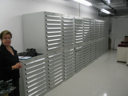 Armadio di supporto - HistoFile© - MEDIS Medical Technology - in metallo