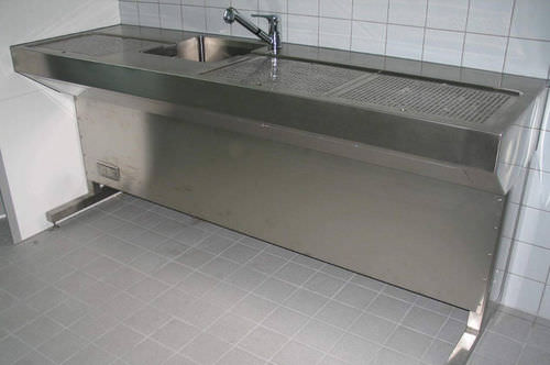 Tavolo di dissezione - MA-0032 - MEDIS Medical Technology - per macroscopia / rettangolare / in acciaio inossidabile
