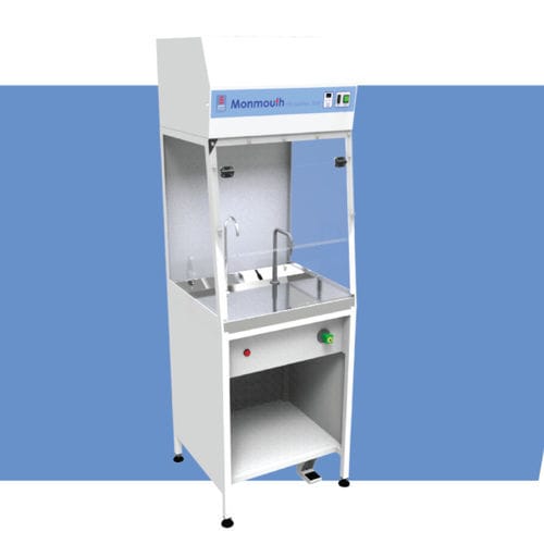 Riunito per distribuzione di formolo - Circulaire® C650FD - Monmouth Scientific - con ripiani / con lavandino / compatto