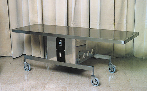 Tavolo di presentazione salme - F030001I - Olivetti - refrigerato / in acciaio inossidabile
