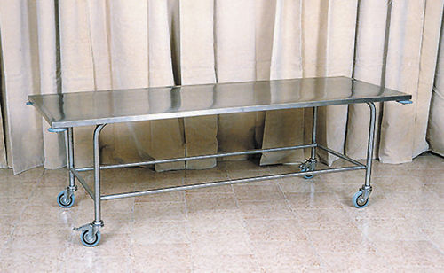 Carrello mortuario di trasferimento - F034001F - Olivetti - in acciaio inossidabile