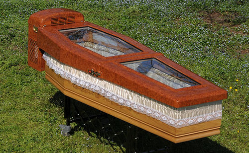 Cella mortuaria frigorifera 1 salma - F1 - Olivetti - a carico frontale / 1 porta