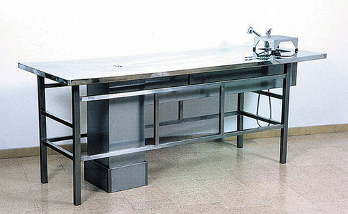 Tavolo di autopsia - F032001IR - Olivetti - rettangolare / in acciaio inossidabile