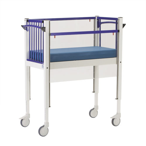 Culla pediatrica neonatale - High Care - Oostwoud International - ad altezza regolabile / Trendelenburg / con rotelle