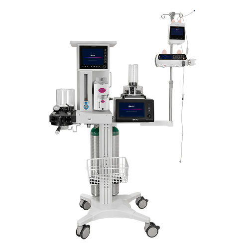 Apparecchiatura per anestesia veterinaria per sperimentazione animale - BAM-8 Pro Vet - BMV - per roditori / per animali di grossa taglia / su carrello