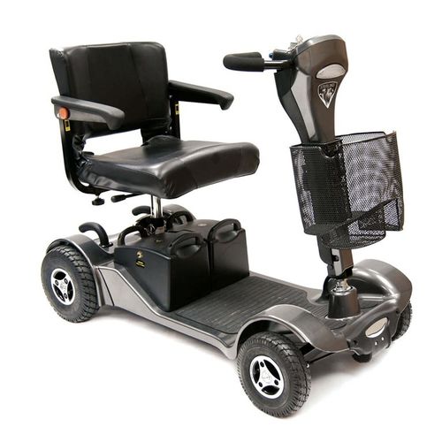 Scooter per disabili elettrico - Sapphire 2 - Sunrise Medical - a 4 ruote / con cestello / pieghevole