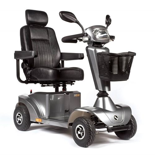 Scooter per disabili elettrico - S400 - Sunrise Medical - a 4 ruote / con cestello