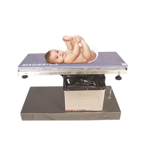 Tavolo operatorio universale - Babystar - Magnatek Enterprises - elettrico / pediatrico / con sistema di sollevamento