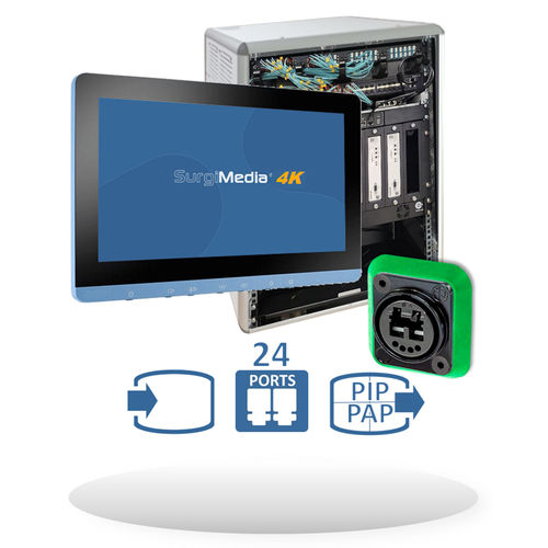 Sistema video per sala operatoria 4K - DistriVIEW 4K IP-24 - SURGIMEDIA / ISIS - 720p / 1080p