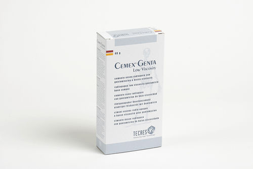 Cemento osseo per chirurgia ortopedica - CEMEX GENTA series - Tecres