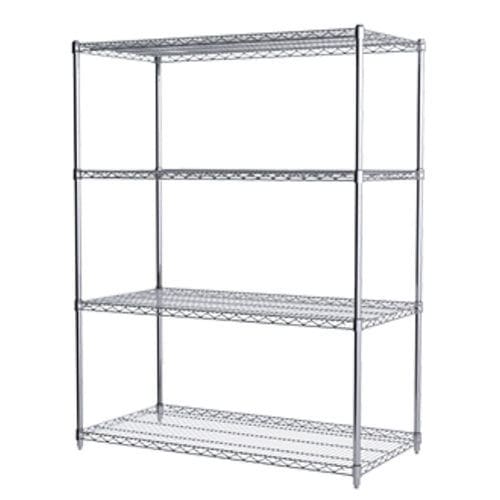 Scaffalatura 4 ripiani - AWS63 - Akro-Mils - per contenitori / con struttura aperta / mobile