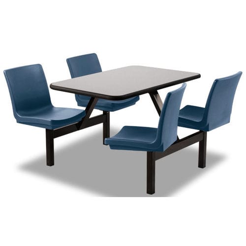 Tavolo da pranzo - Oasis™  - Norix - rettangolare / fisso / con sedute integrate
