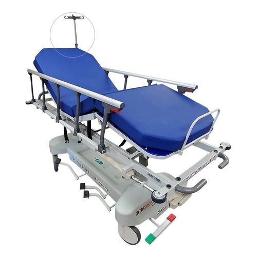 Barella con carrello da trasporto - Hydrux CS Elite - Mobimedical - idraulica / pneumatica / pieghevole