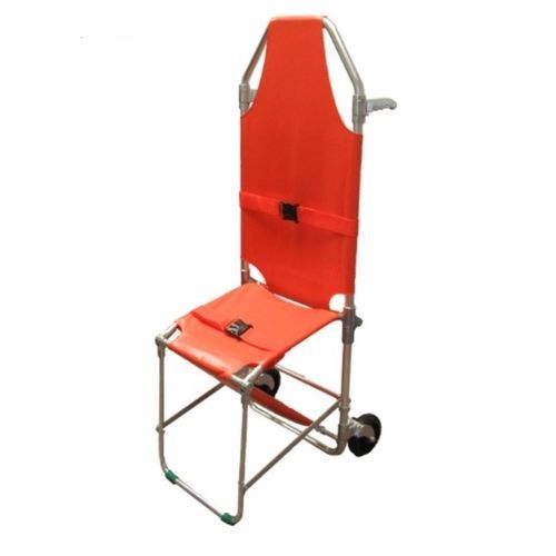 Poltrona barella ripieghevole - 1N - Mobimedical - manuale / a 2 sezioni / con rotelle