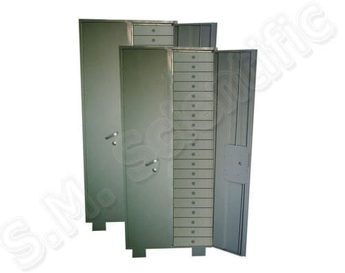 Armadio contenitore - SMI-237 - S.M. Scientific Instruments - per blocchi di paraffina / per ospedale
