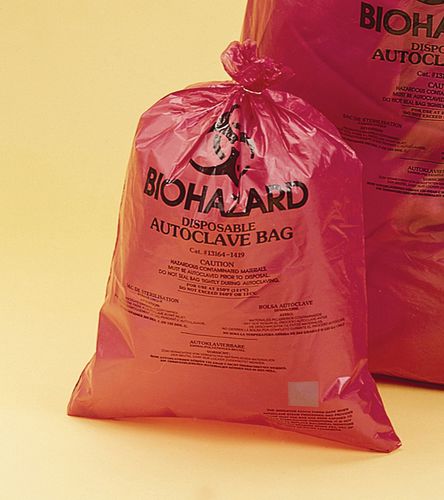 Sacchetto di imballaggio per rischio biologico - F13165-1419 - ATS Scientific Products - per lo smaltimento di rifiuti sanitari / autoclavabile / monouso