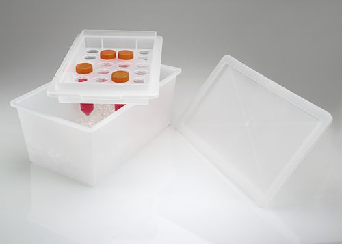 Rack da laboratorio per provette da centrifuga - F18905-0050 - ATS Scientific Products - di raffreddamento / in polipropilene / autoclavabile