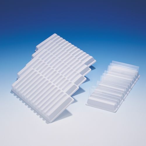 Rack da laboratorio per vetrini per microscopio - H44557-0000 - ATS Scientific Products - in polistirene