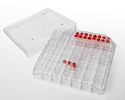 Rack da laboratorio per provette PCR - F18837-0000 - ATS Scientific Products - per scatole di congelamento