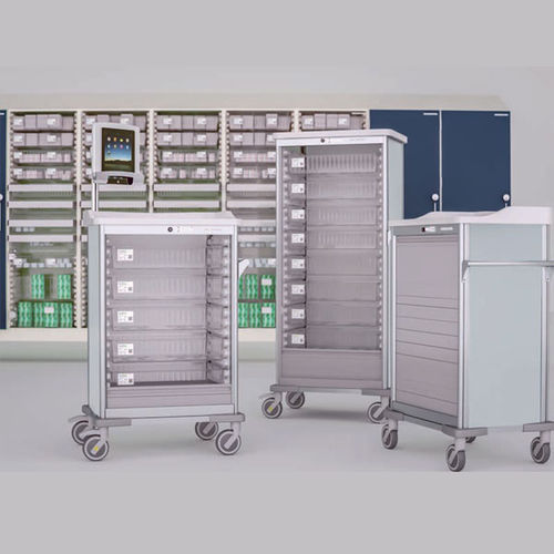 Carrello di trasporto - MC75x series - Medstor GmbH - con serrandina