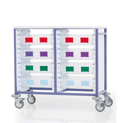 Carrello ospedaliero - MH3166K - Medstor GmbH - di trasporto / per trattamenti