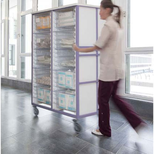 Carrello portabiancheria ospedaliero - MH4206S - Medstor GmbH - per biancheria / da trasporto / di stoccaggio