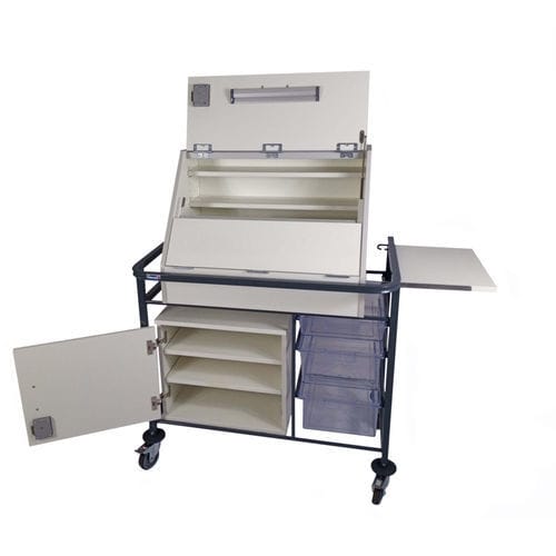 Carrello medico - CRAVEN - per farmaci / di stoccaggio / di distribuzione di farmaci